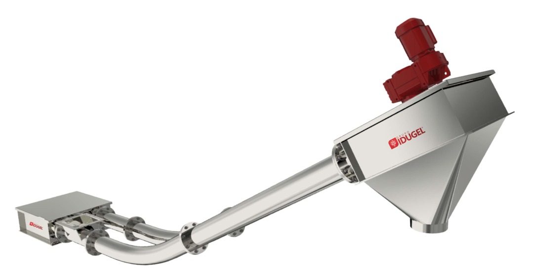 Transportador Tubular para transferência fechada de produtos